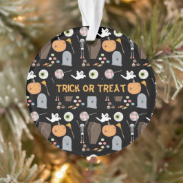 Ornamento Halloween Trick ou Treine Kids Halloween