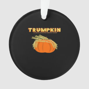 Ornamento Halloween Trumpkin Donald Engraçado Pumpkin Make H
