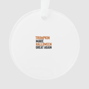 Ornamento Halloween Trumpkin - Faça Excelente De Halloween N