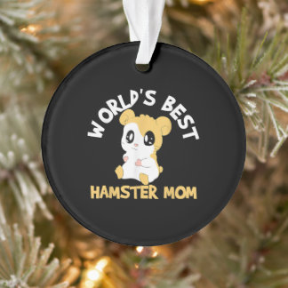 Ornamento Hamster Hammy Mamãe Pet Gift Mors Day
