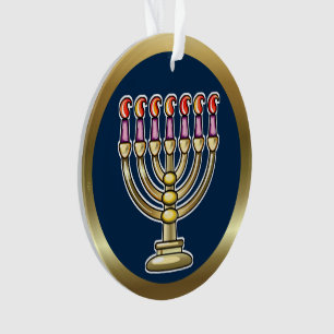 Ornamento Hanukkah Menorah