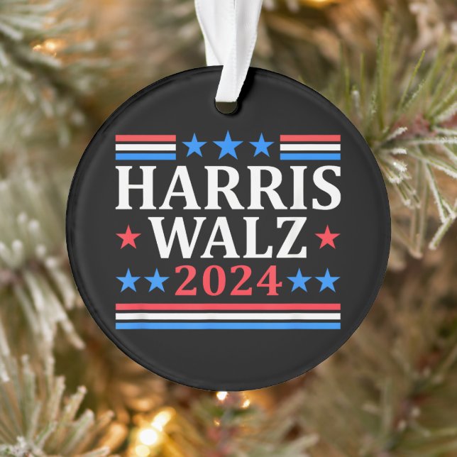 Ornamento Harris Walz Waltz 2024 (Árvore)