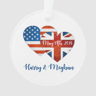 Ornamento Harry & Meghan Wedding, 19 de maio de 2018