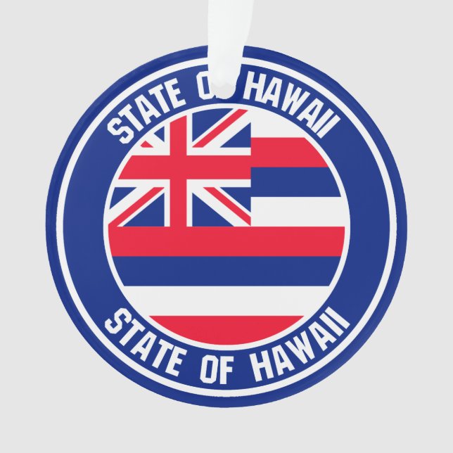 Ornamento Hawaii Round Emblem (Frente)
