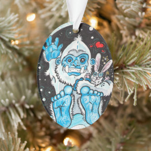 Ornamento Holiday Hugs Yeti