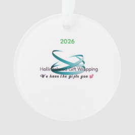 Ornamento Hollingshead Gift Wrapping 2026 Christmas Ornament