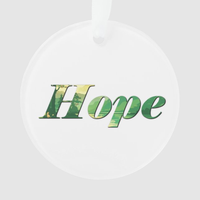 Ornamento Hope. (Frente)