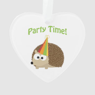Ornamento Hora do Partido Hedgehog