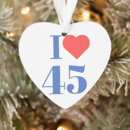 Ornamento I Coração 45