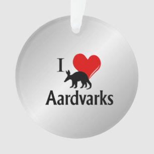 Ornamento I Heart Aardvarks