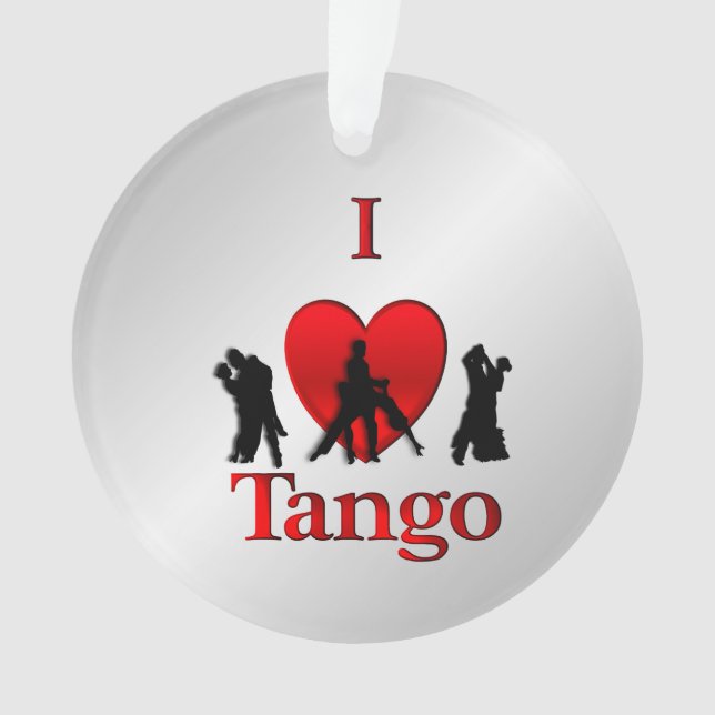 Ornamento I Heart Tango Dance (Frente)