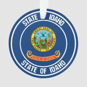 Ornamento Idaho Round Emblem