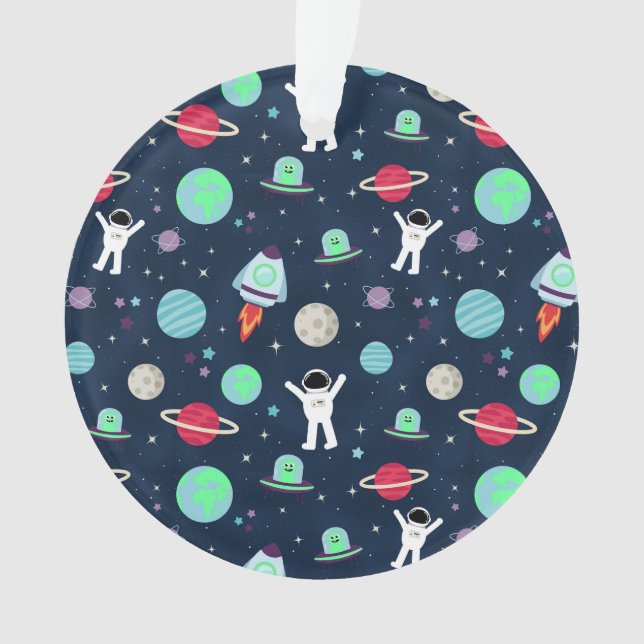 Ornamento Ilustração de padrão de espaço (Frente)
