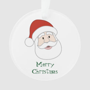 Ornamento Ilustração & texto de Papai Noel