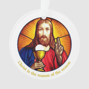 Ornamento Imagem de Jesus Personalizada