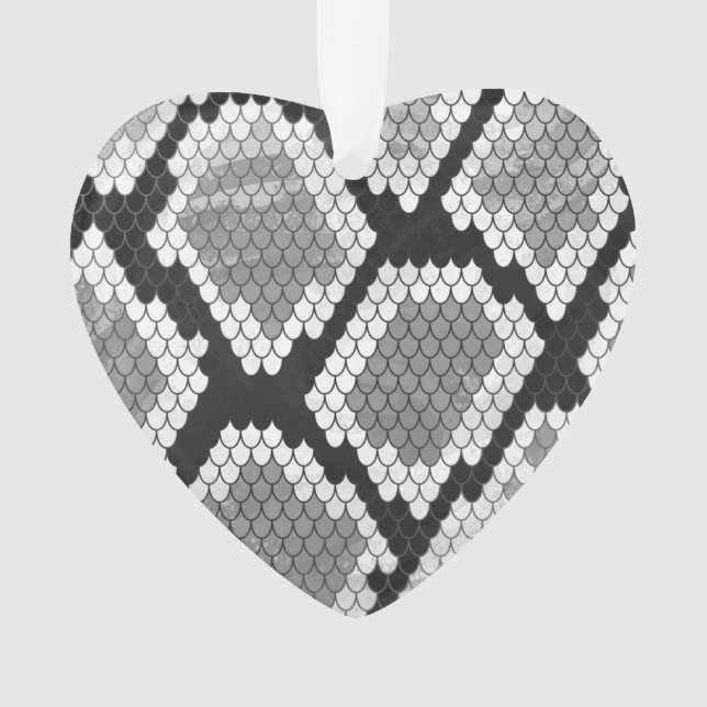 Ornamento IMPRESSÃO e CINZA COBRA (Frente)