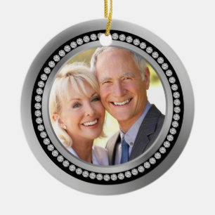 Ornamento impresso do aniversário de casamento dos