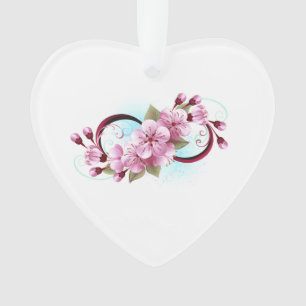 Ornamento Infinidade com Flores de Flor Sakura