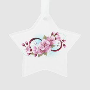 Ornamento Infinidade com Flores de Flor Sakura