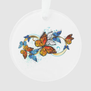 Ornamento Infinidade de Borboletas Monarca