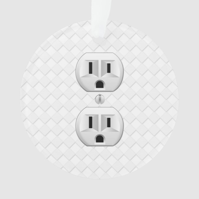 Ornamento Intervalo De Saída De Parede De Plug Elétrico Pers (Frente)