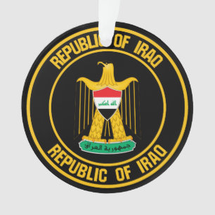 Ornamento Iraq Round Emblem
