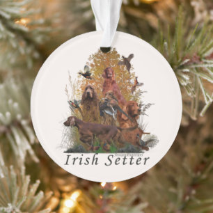 Ornamento Irish Setter Poster Fleece Blanket