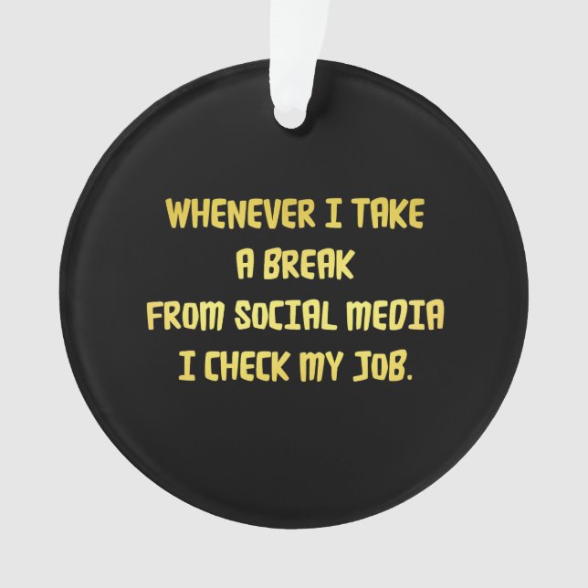 Ornamento Ironic Workplace Priorities (Frente)