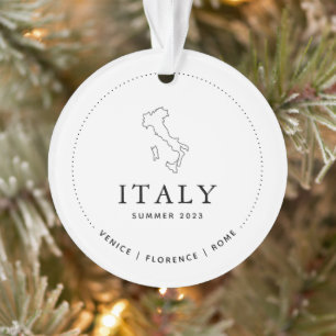 Ornamento Itália Souvenir Viagem Keepsasasakaspelaornamento