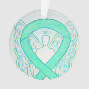 Ornamento Jade Green Awarness - Sinais de anjo
