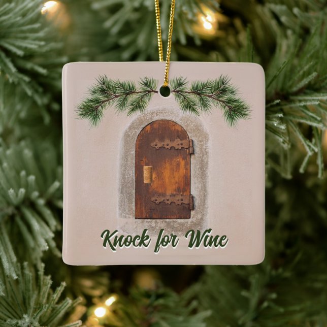 Ornamento - Janela Vinho (Árvore)