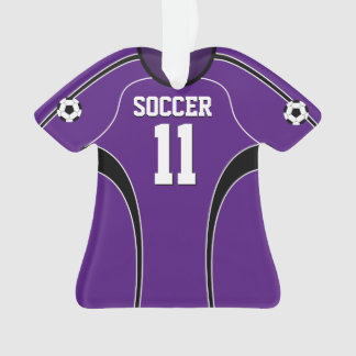 Ornamento Jérsei de futebol roxo