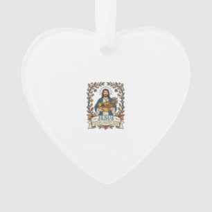Ornamento Jesus Colheita de Outono Fé Jesus Colheita de Outo
