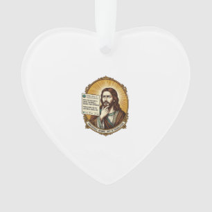 Ornamento Jesus Confuso Falha na Postagem de Tradução Automá