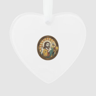 Ornamento Jesus Selfie Acidental com Câmera Frontal e Papada