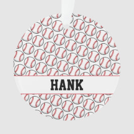 Ornamento Jogador de beisebol: Jogador de jogo desportivo