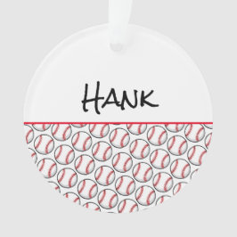 Ornamento Jogador de beisebol: Jogador de jogo desportivo