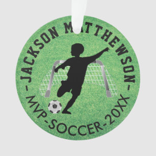 Ornamento Jogador de futebol MVP - Rapaz