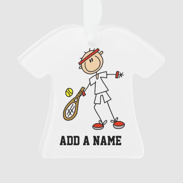 Ornamento Jogador de ténis masculino (Frente)