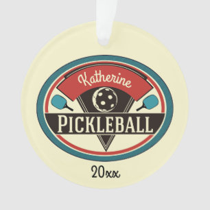 Ornamento Jogador feito sob encomenda de Pickleball do