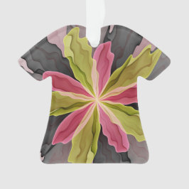 Ornamento Joy, verde rosa, Antracite Fantasia Flor Fractal