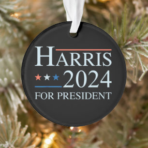 Ornamento Kamala Harris 2024 Para Presidente