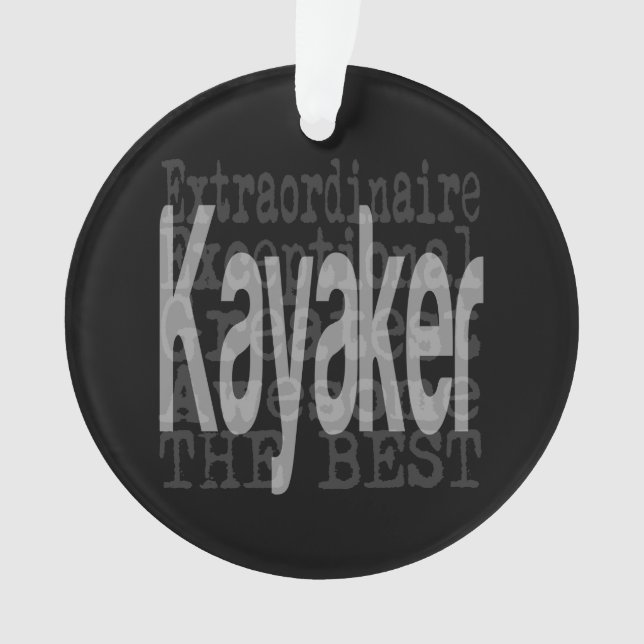 Ornamento Kayaker Extraordinaire (Frente)