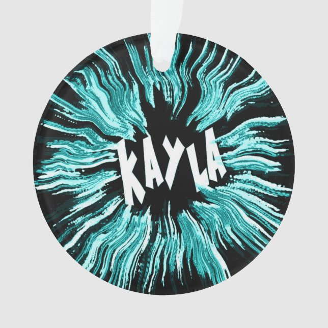 Ornamento Kayla Name Star (Frente)