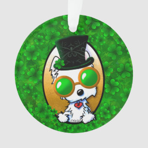 Ornamento KiniArt Lucky Clover Westie