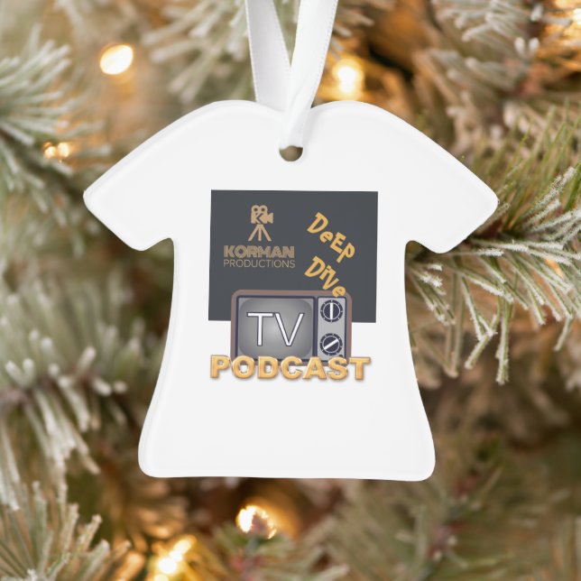 Ornamento Korman Productions Deep Dive TV Podcast (Árvore)