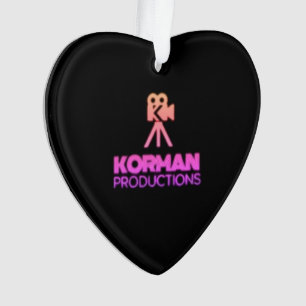 Ornamento Korman Productions YouTube Logotipo rosa do canal