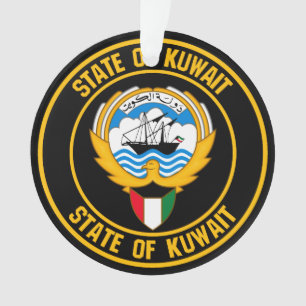 Ornamento Kuwait Round Emblem