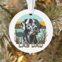 Ornamento Labrador Retriever Preto | Pai do Lab