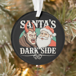 Ornamento Lado Negro do Papai Noel Krampus Krampusnacht Nata